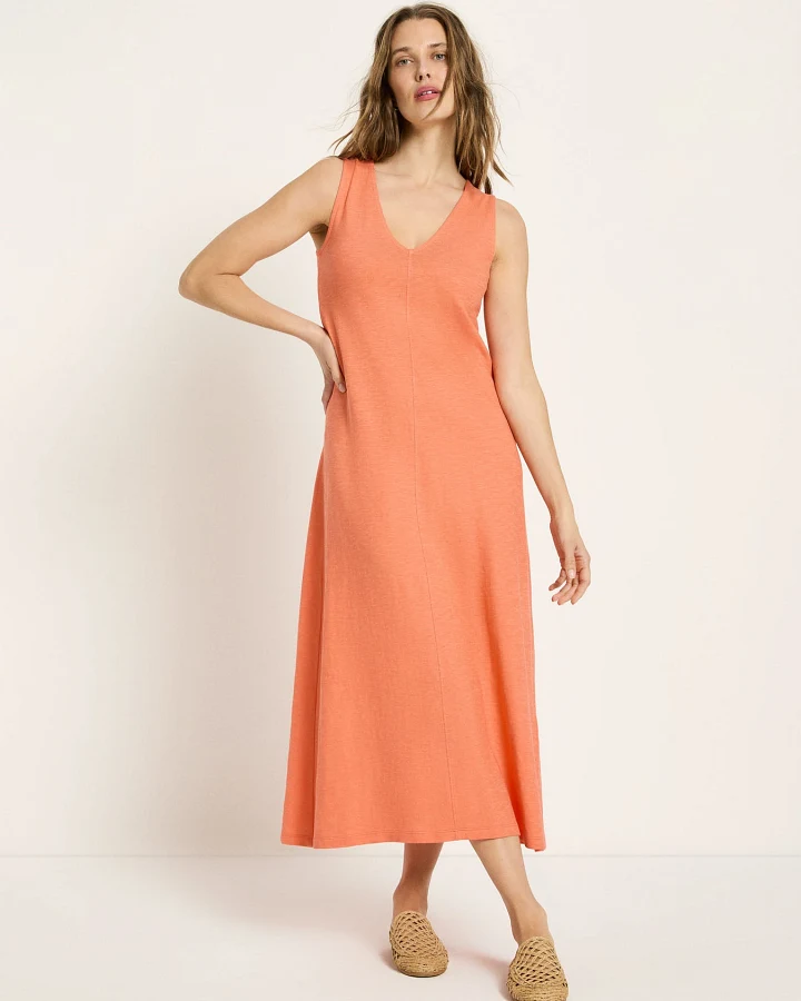 Maxikleid Ärmellos (GOTS)