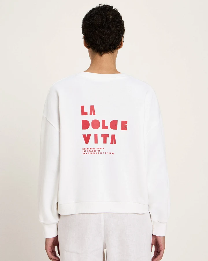 Statementsweatshirt (GOTS)