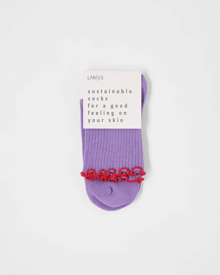 Socken mit Volant (GOTS)