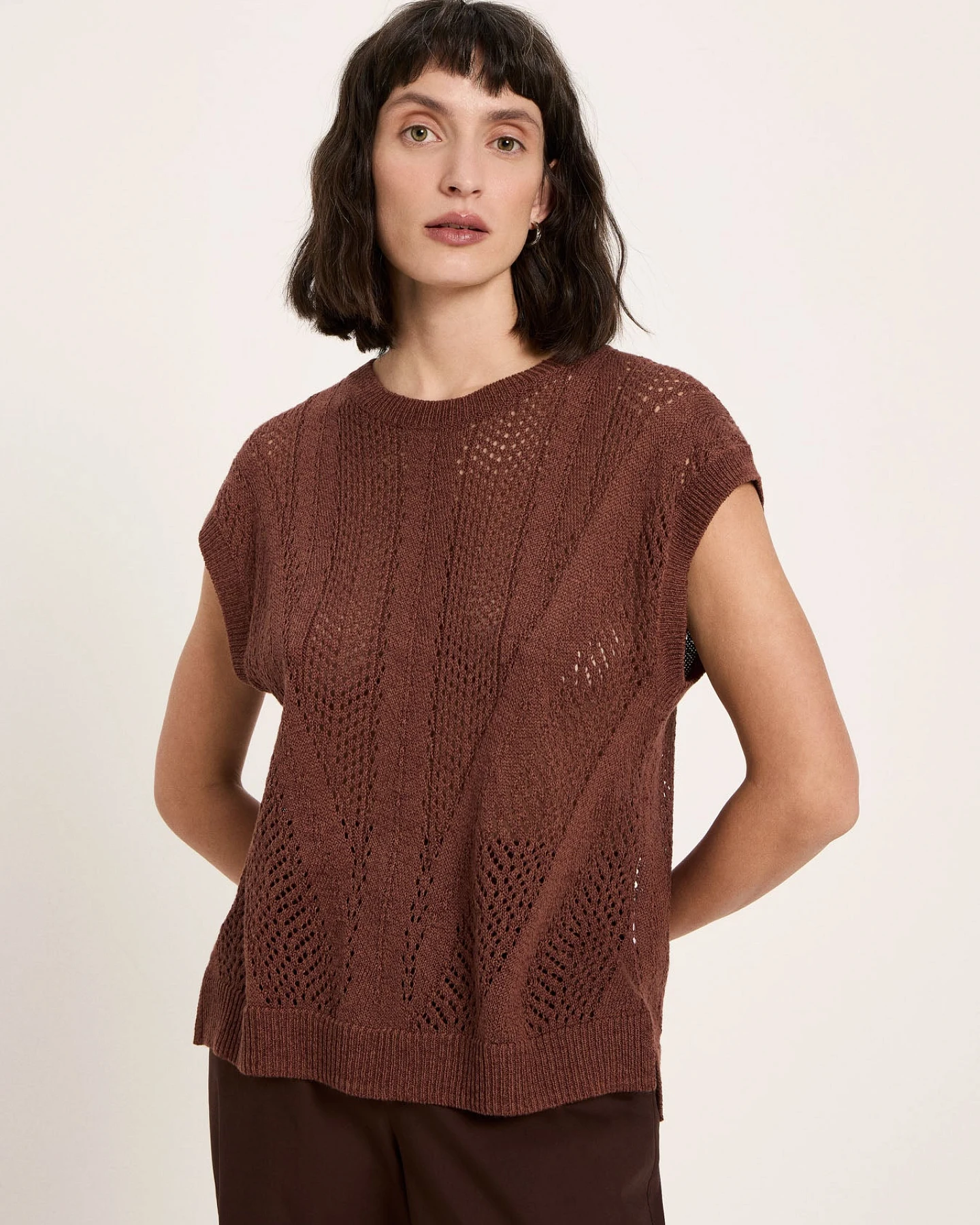 Strickpullunder mit Ajour – Ansicht 2