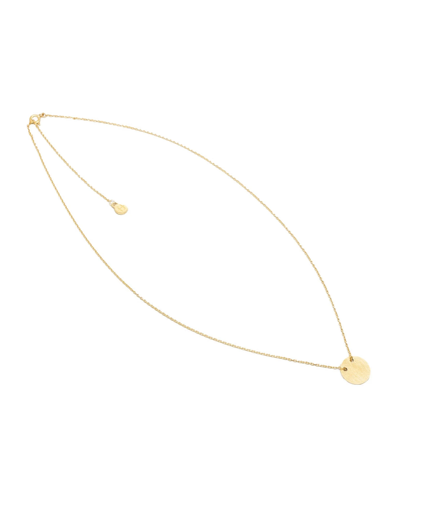 Kette mit Disc Anhänger GOLD - Fejn – Ansicht 3