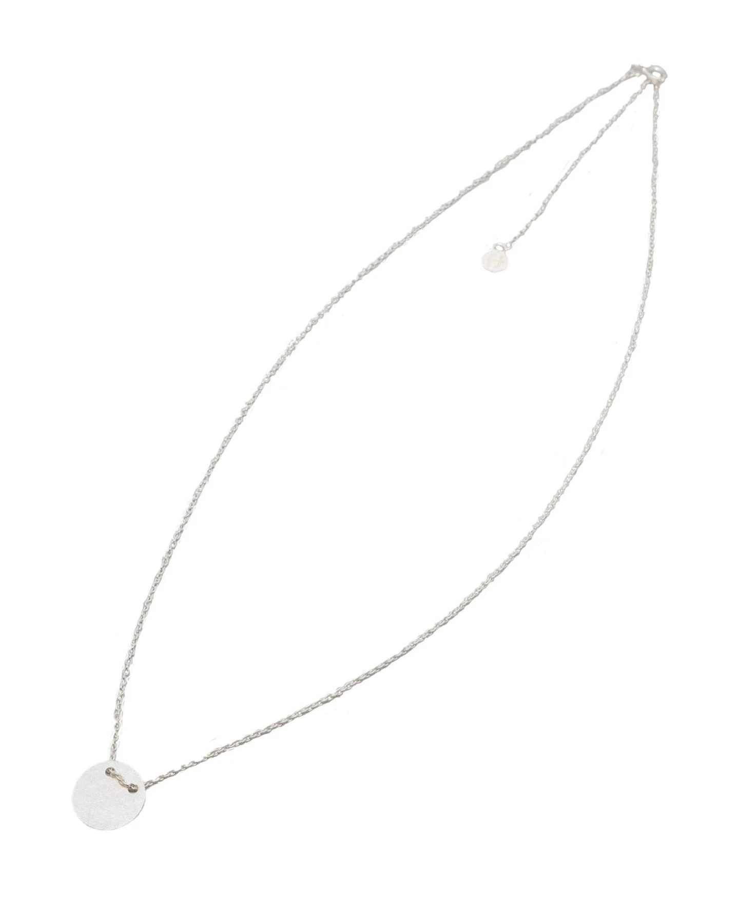Kette mit Disc Anhänger SILBER - Fejn – Ansicht 3