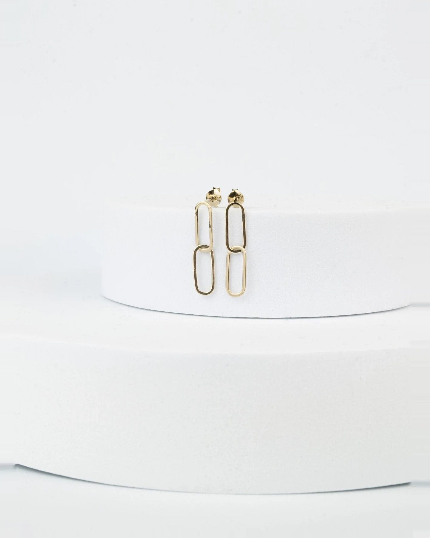 Glieder Ohrringe GOLD - Fejn – Ansicht 2