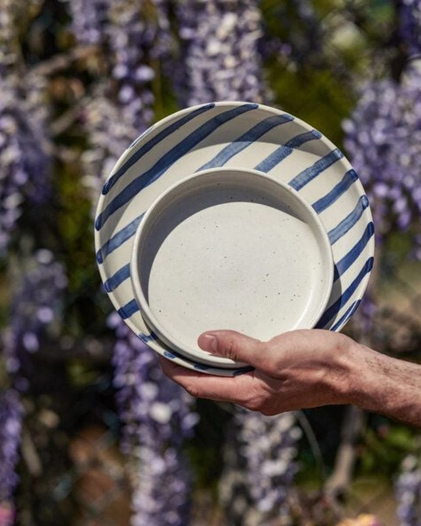 onomao Handgemachter Mezze Teller aus Steinzeug – Ansicht 4