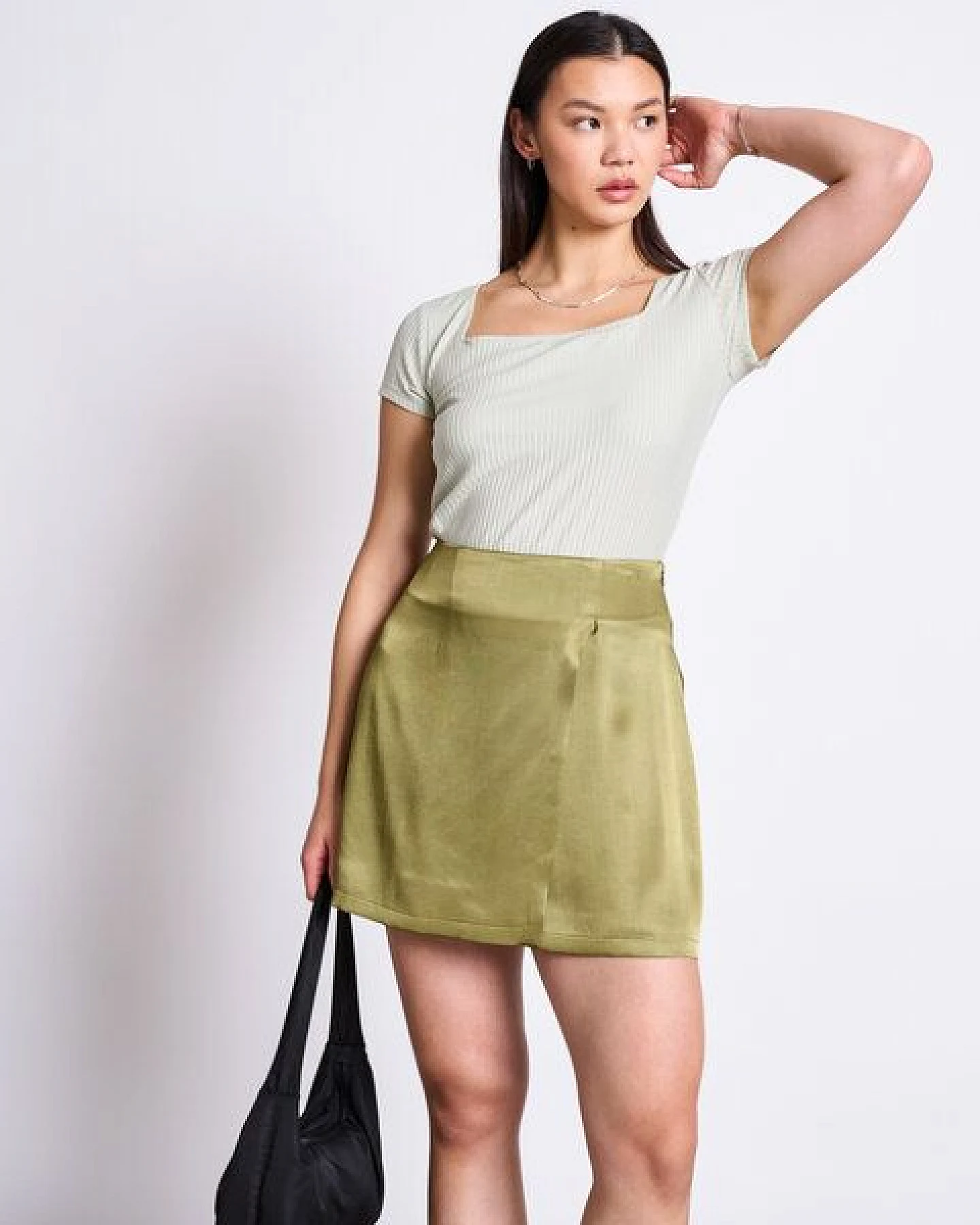 JAN N JUNE T-Shirt ARIMA gerippt aus Lyocell (Tencel®) – Ansicht 3