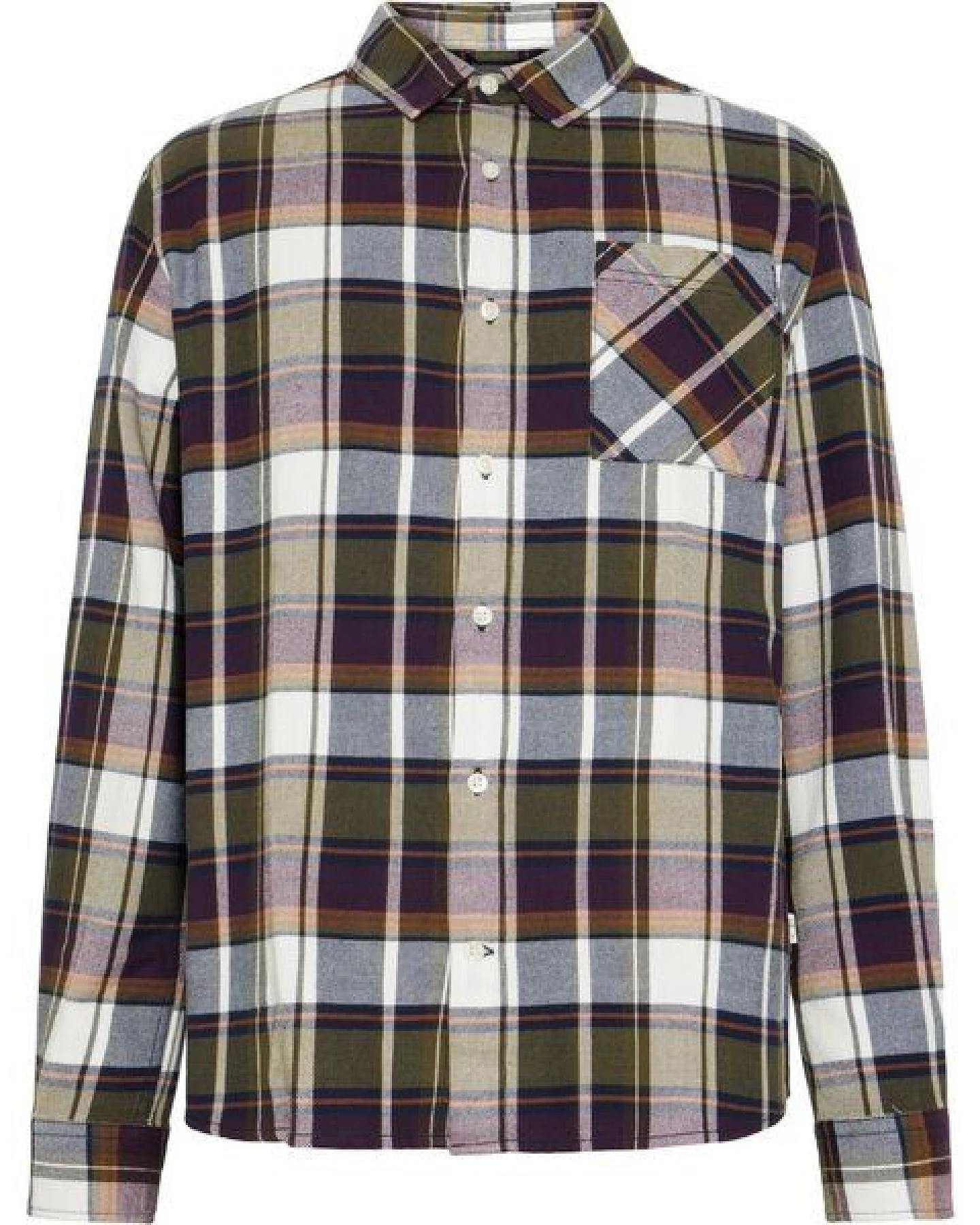 KnowledgeCotton Apparel Kariertes Hemd CHECKERED SHIRT Flanell aus Bio-Baumwolle – Ansicht 2
