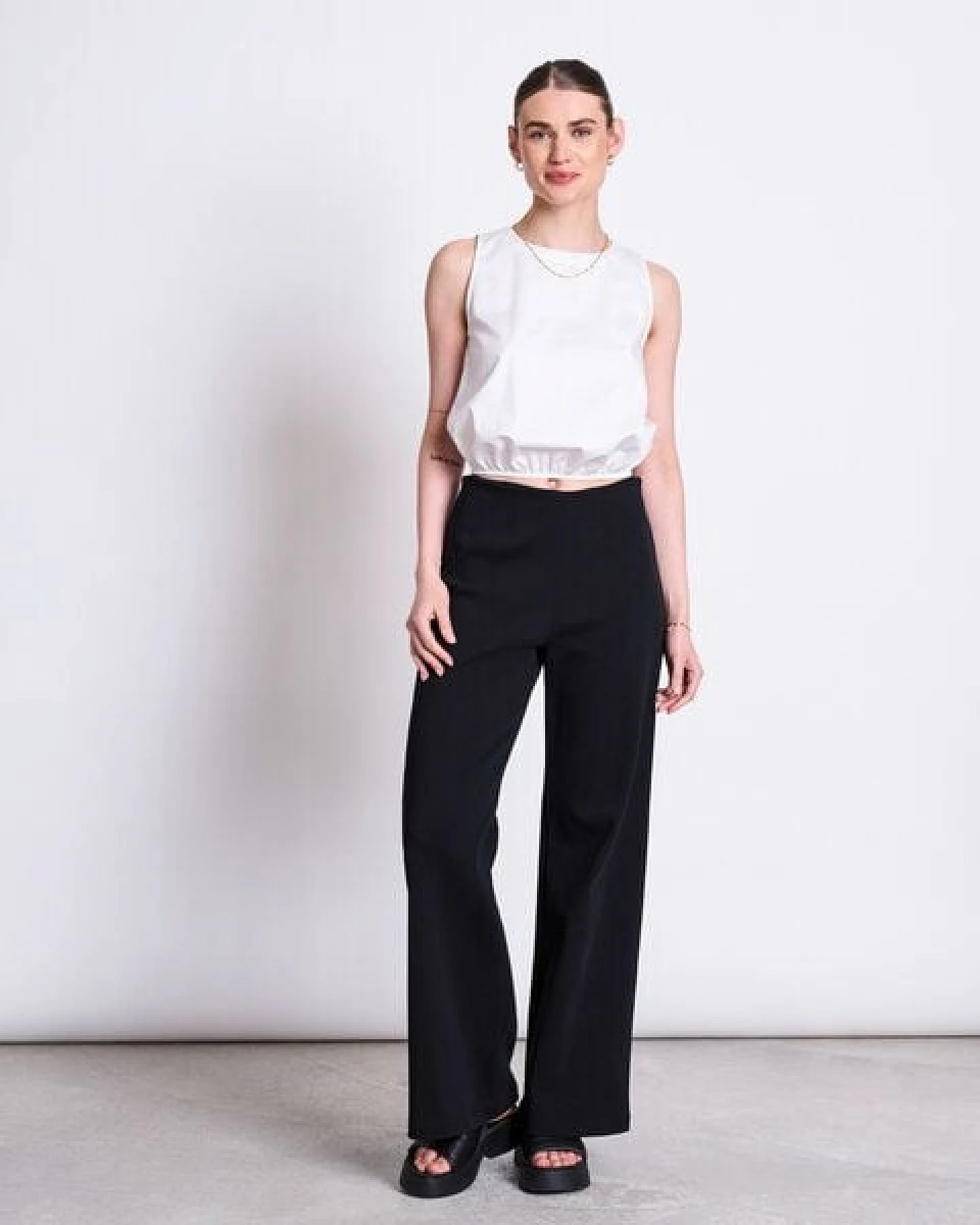 JAN N JUNE Weite Baumwoll Hose KOHRA – Ansicht 4
