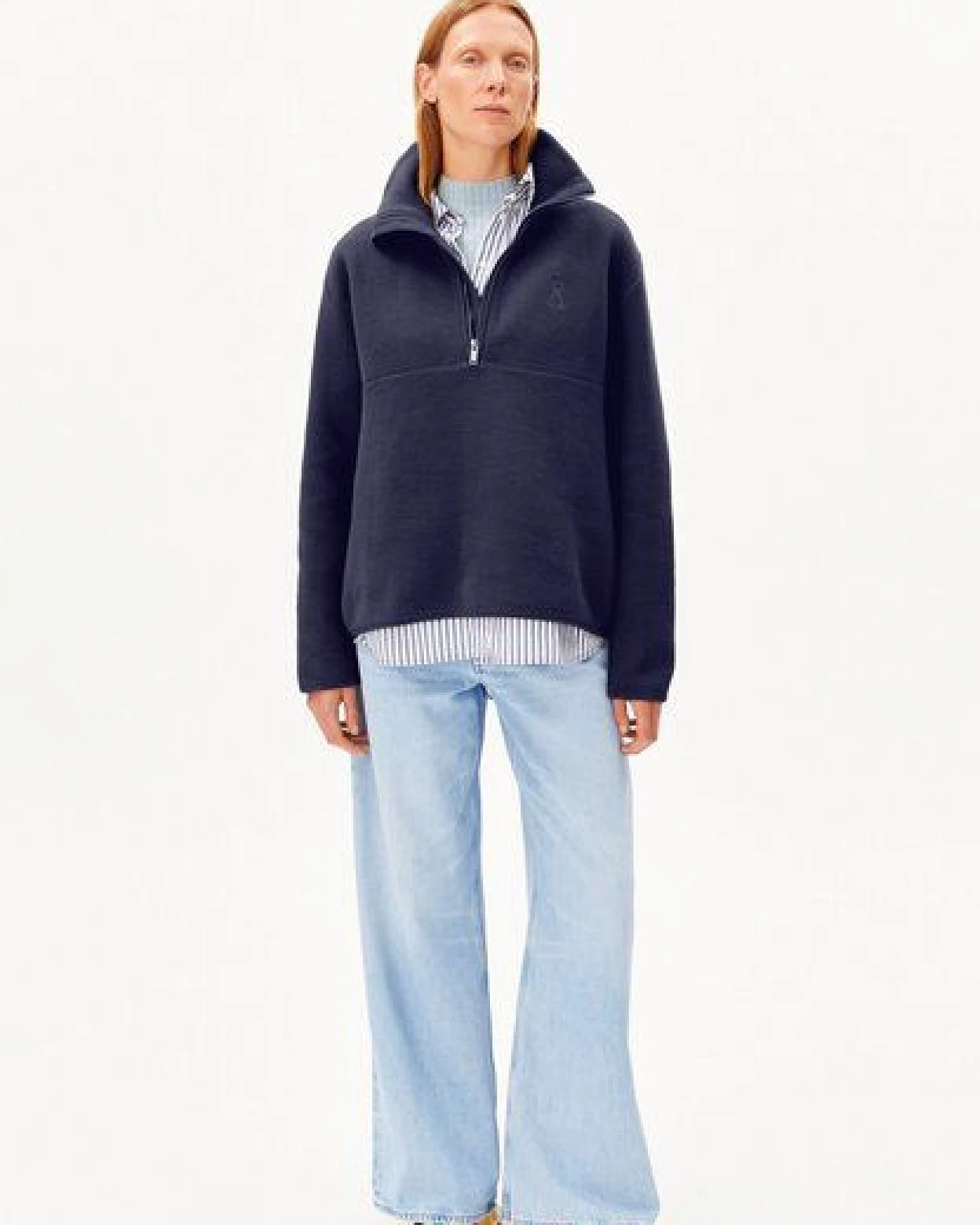 ARMEDANGELS HAARLEENAA Damen Fleece-Sweatshirt aus Bio-Baumwolle – Ansicht 4