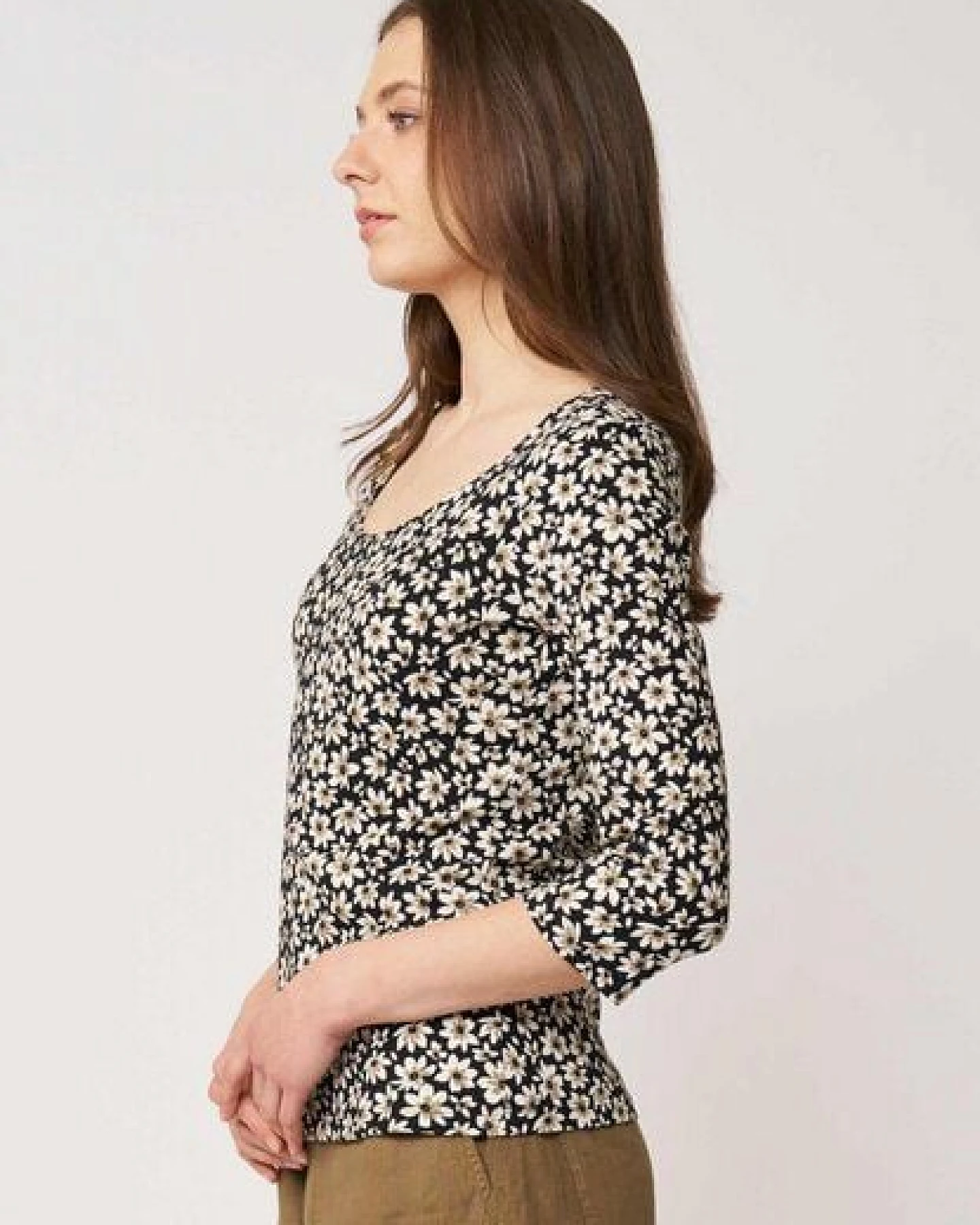 LANA Organic Shirt, Modell Leonie – Ansicht 4