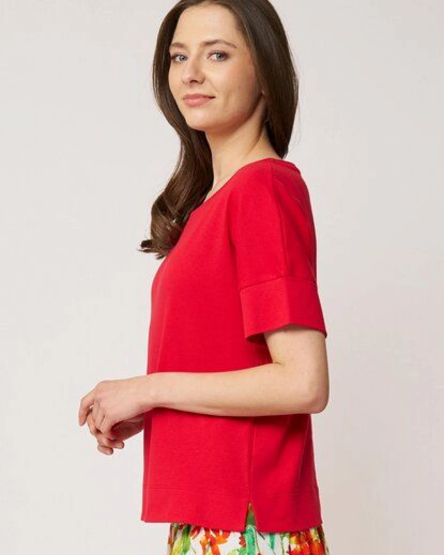 LANA Organic Shirt, Modell Valentina – Ansicht 3