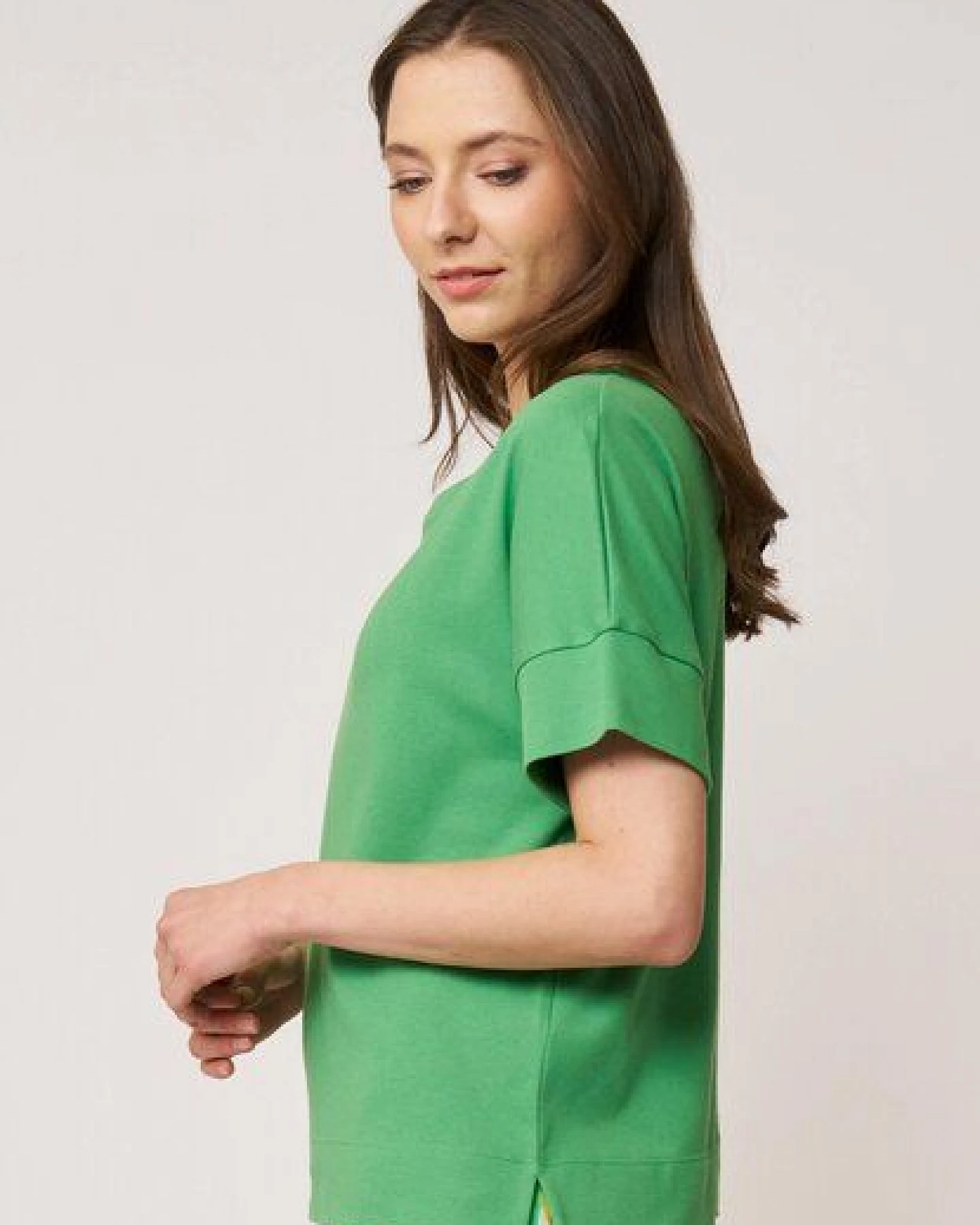 LANA Organic Shirt, Modell Valentina – Ansicht 2
