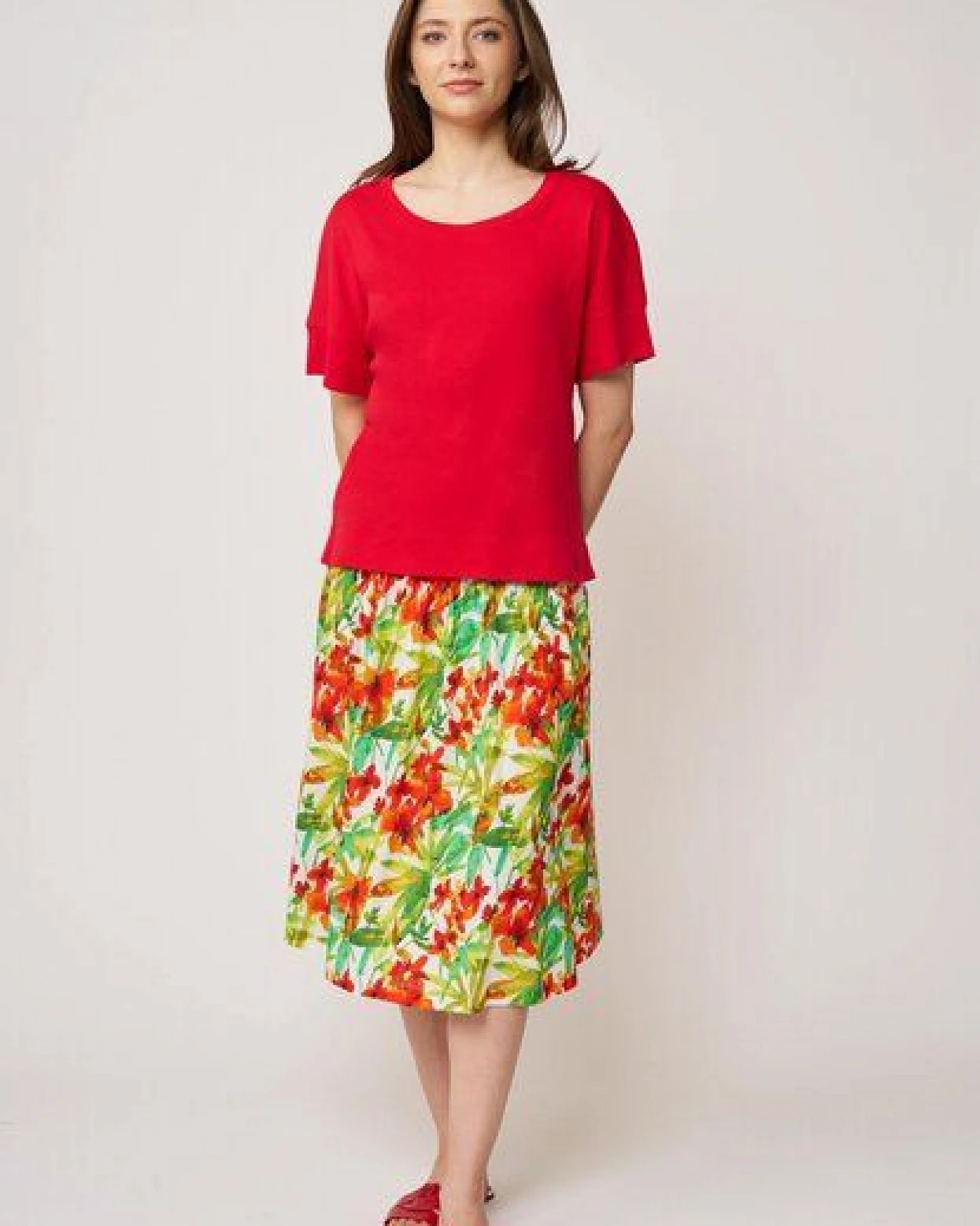 LANA Organic Shirt, Modell Valentina – Ansicht 2