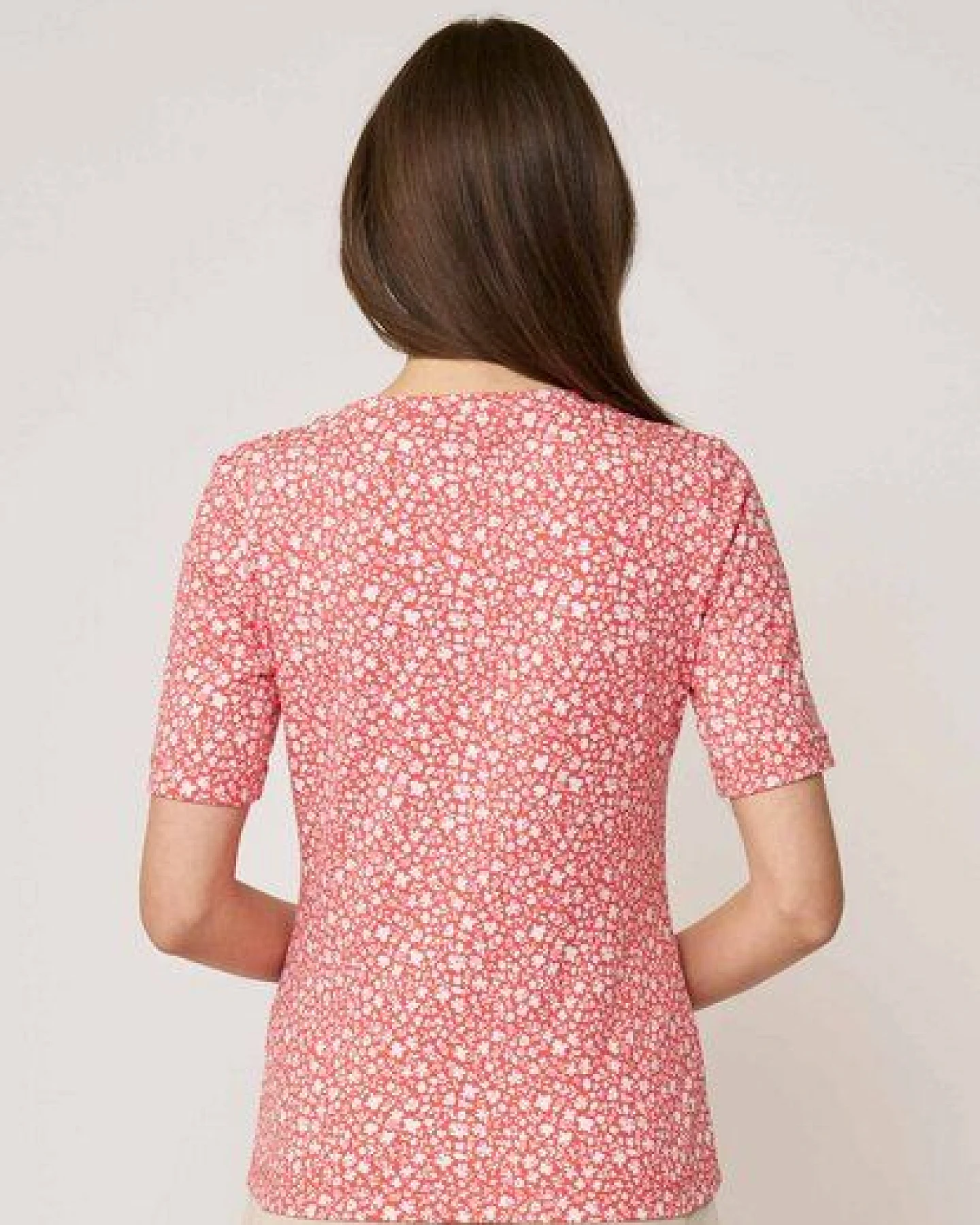 LANA Organic Basic Shirt aus Bio Baumwolle für Damen, Modell Vinnie – Ansicht 2