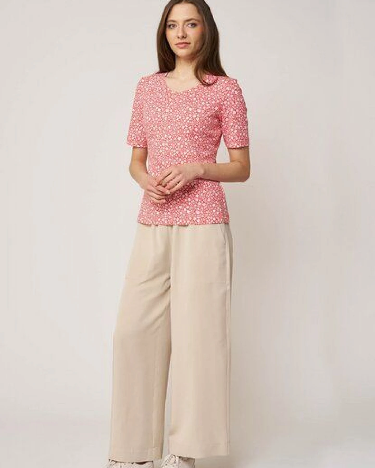 LANA Organic Basic Shirt aus Bio Baumwolle für Damen, Modell Vinnie – Ansicht 3
