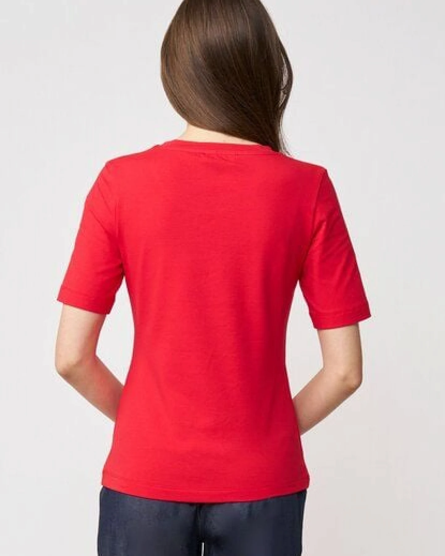 LANA Organic Basic Shirt aus Bio Baumwolle für Damen, Modell Vinnie – Ansicht 4