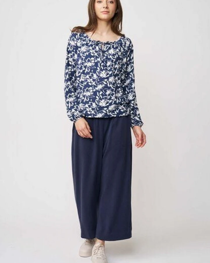 LANA Organic Blusenshirt aus Bio Baumwolle, Modell Antonia