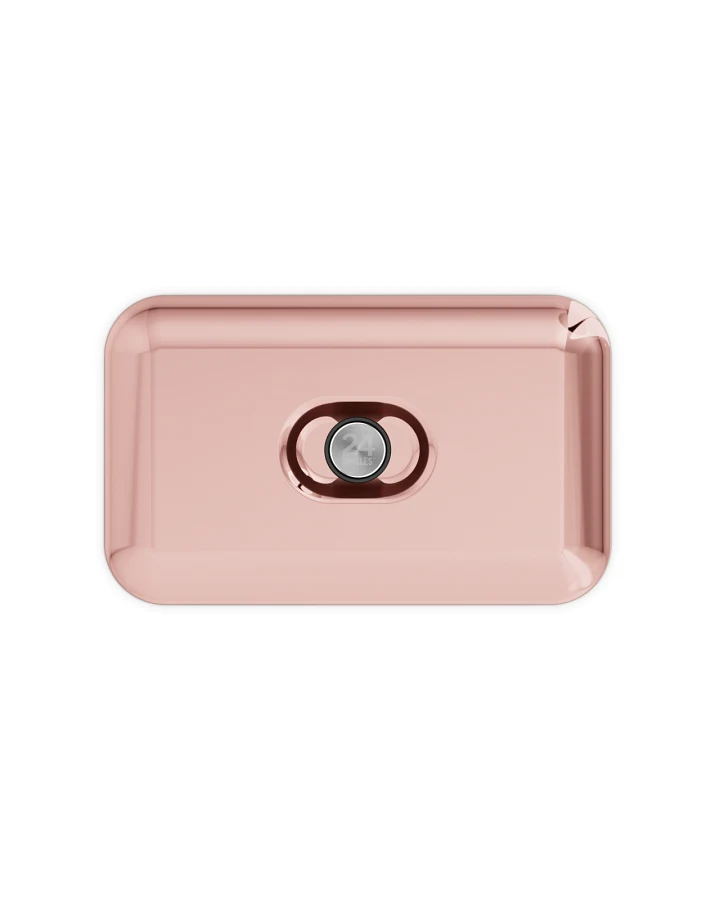 Edelstahl Lunch Box für Erwachsene 1,3 l, gold, personalisierbar, Lunch Box Rose Gold - 24Bottles