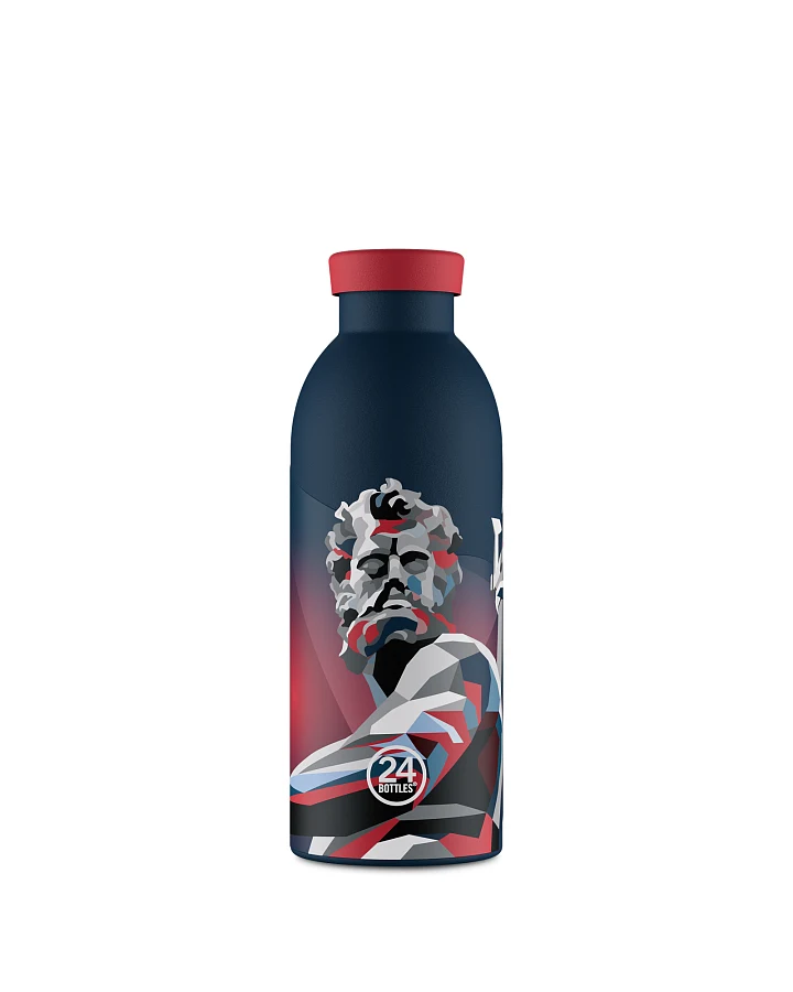 Thermos Trinkflasche aus Edelstahl 500 ml, blau, Clima Bottle BFC x 24Bottles - 24Bottles
