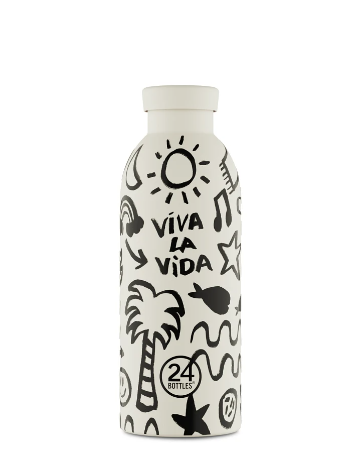 Thermos Trinkflasche aus Edelstahl 500 ml, , Clima Bottle Viva la Vida - 24Bottles