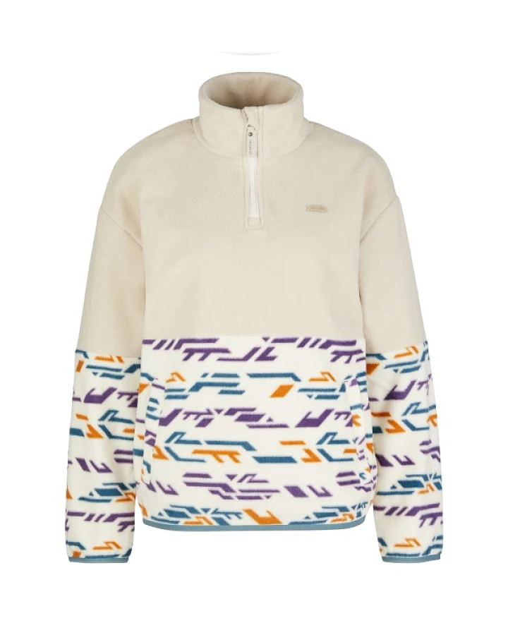 Iriedaily - Women's Half Indi Troyer - Fleecepullover Gr S beige