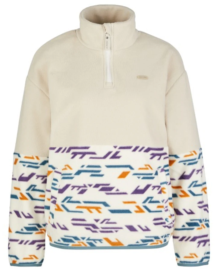 Iriedaily - Women's Half Indi Troyer - Fleecepullover Gr S beige
