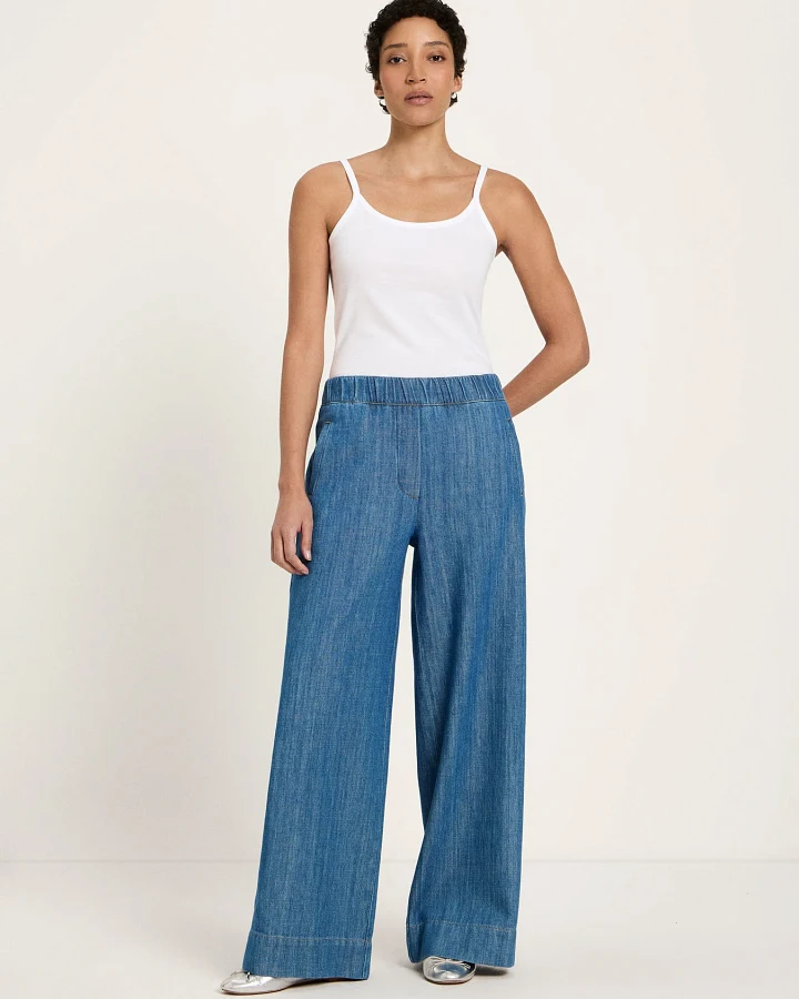 Jeans mit Gummibund (GOTS)