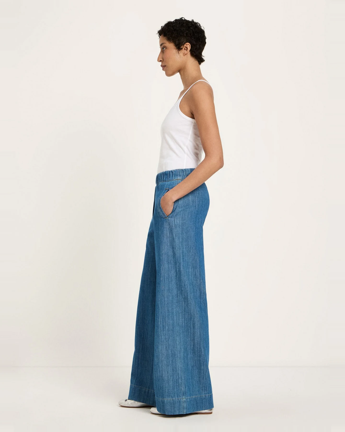 Jeans mit Gummibund (GOTS) – Ansicht 3
