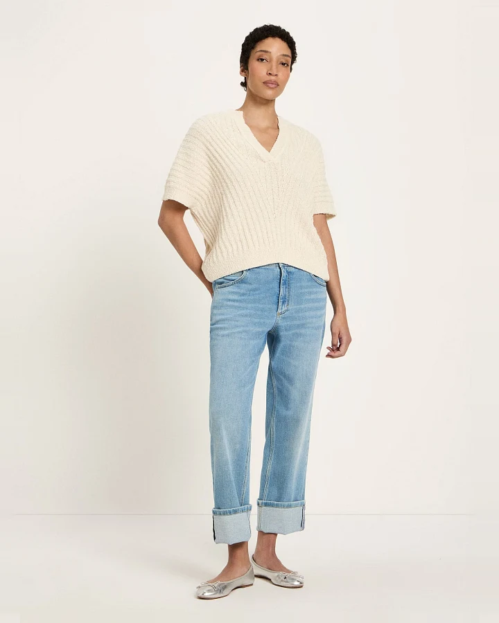 Bouclé Pullunder (GOTS)