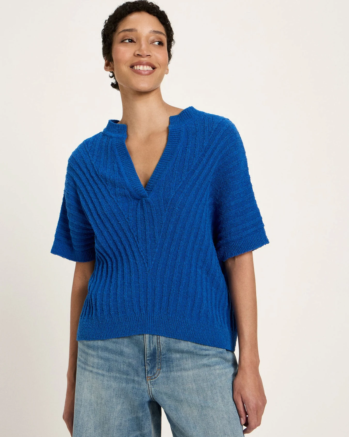 Bouclé Pullunder (GOTS) – Ansicht 2