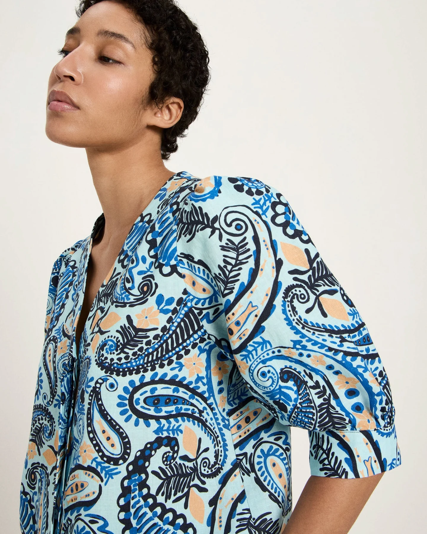 3/4 Arm Bluse (GOTS) – Ansicht 6