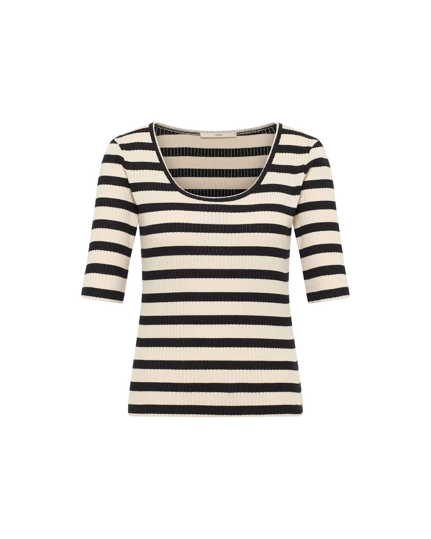Halbarmshirt mit Streifen (GOTS) – Ansicht 5