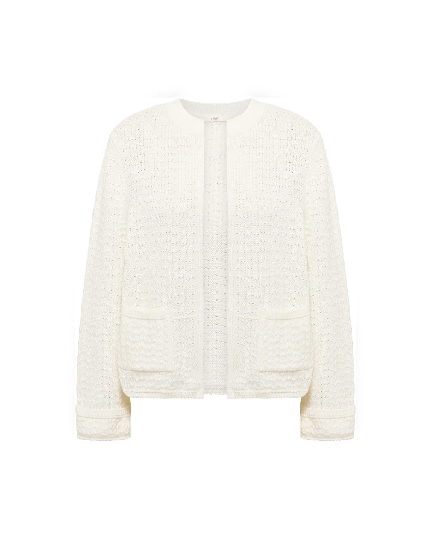 Strickjacke mit Struktur (GOTS) – Ansicht 5