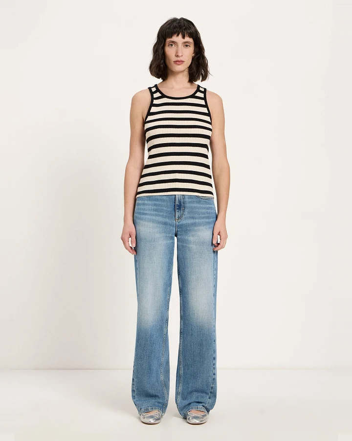 Tanktop mit Streifen (GOTS)