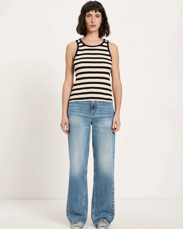 Tanktop mit Streifen (GOTS)