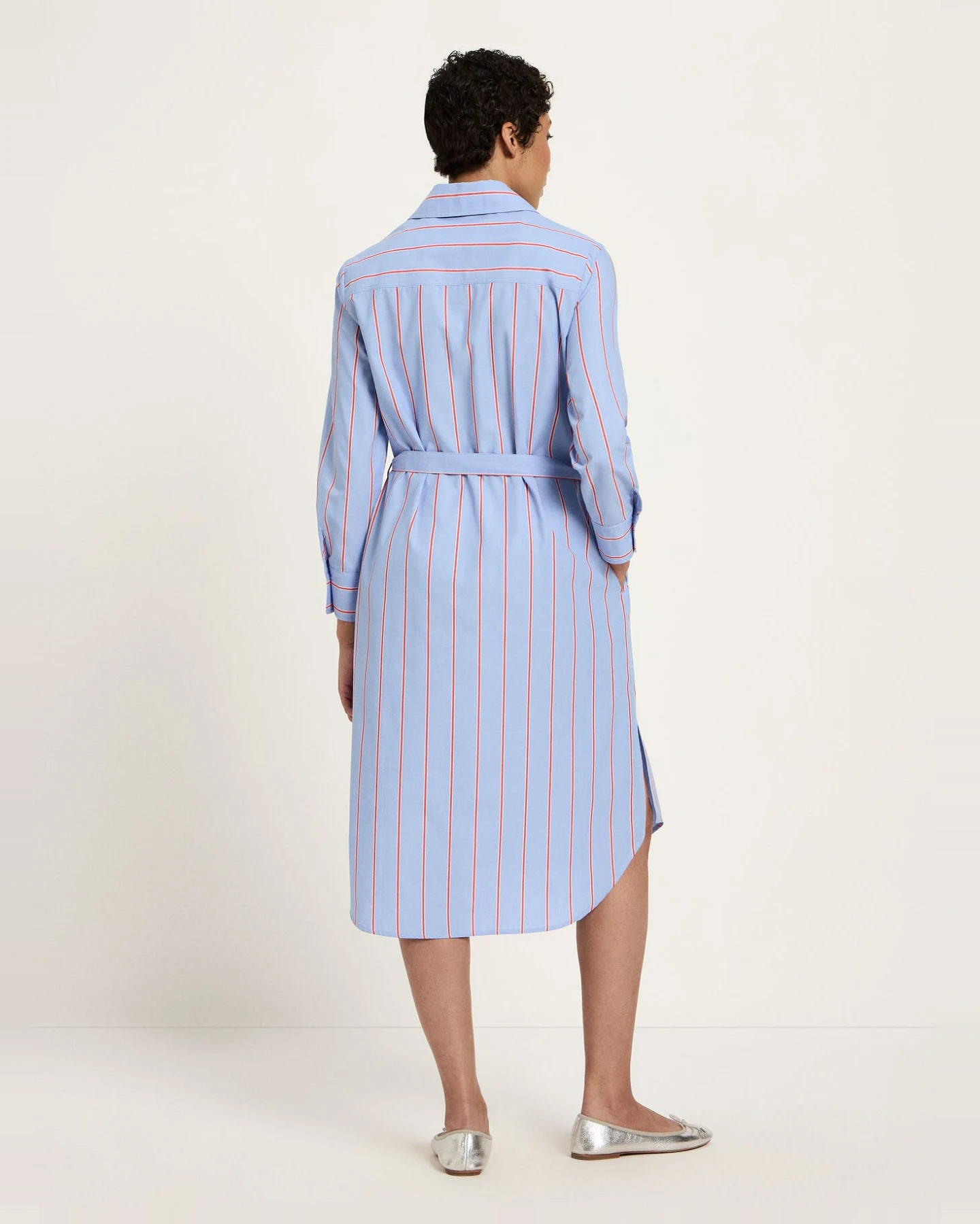 Streifen-Midikleid (GOTS) – Ansicht 4