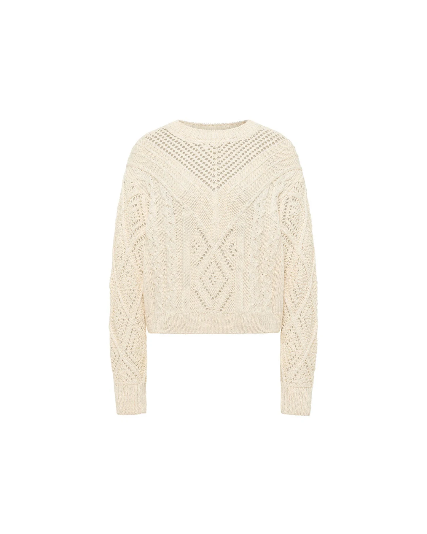 Lochstrick Pullover (GOTS) – Ansicht 6