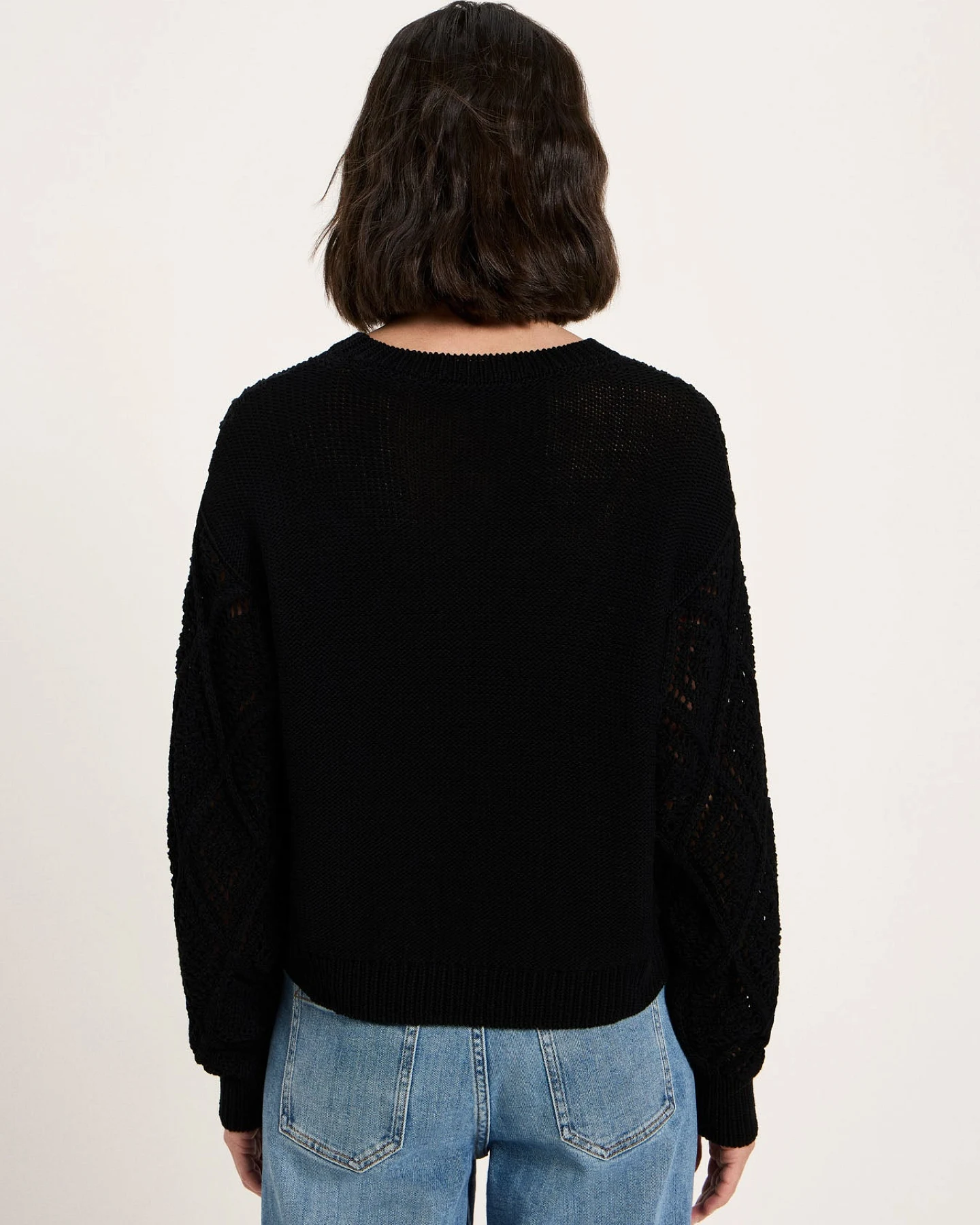 Lochstrick Pullover (GOTS) – Ansicht 4