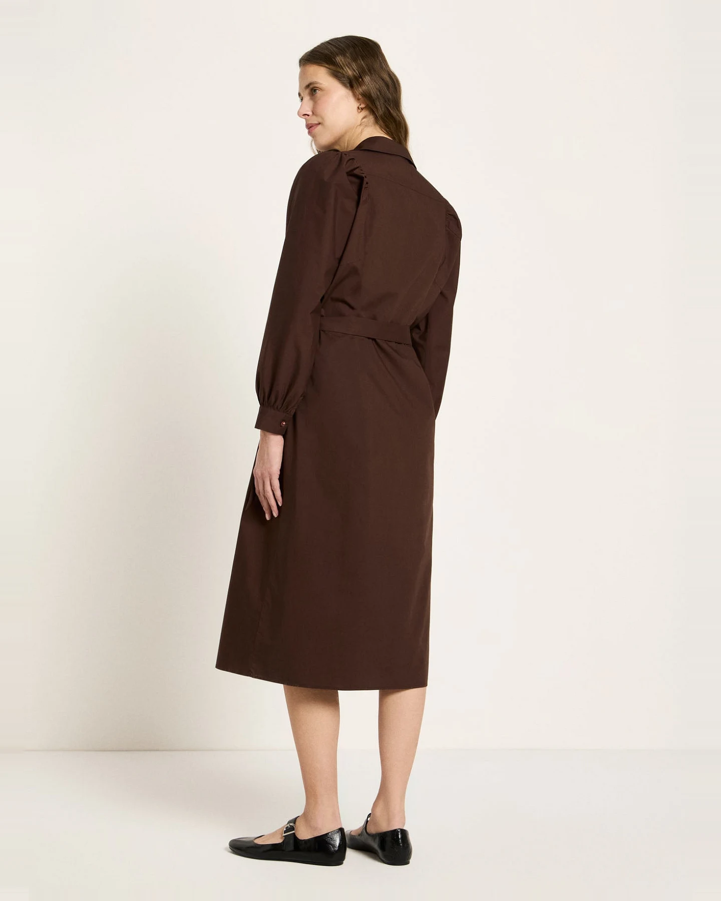 Kleid mit Kräuseln (GOTS) – Ansicht 3