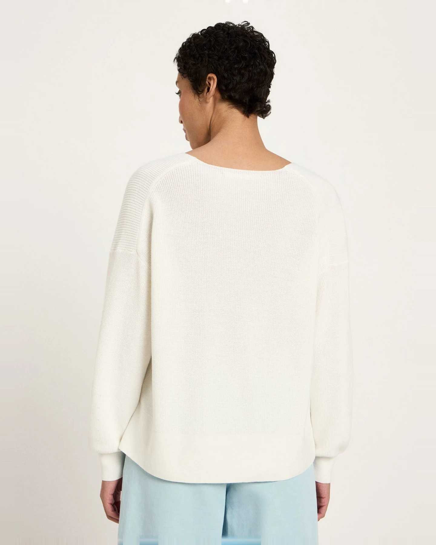 Pullover mit V-Ausschnitt (GOTS) – Ansicht 4