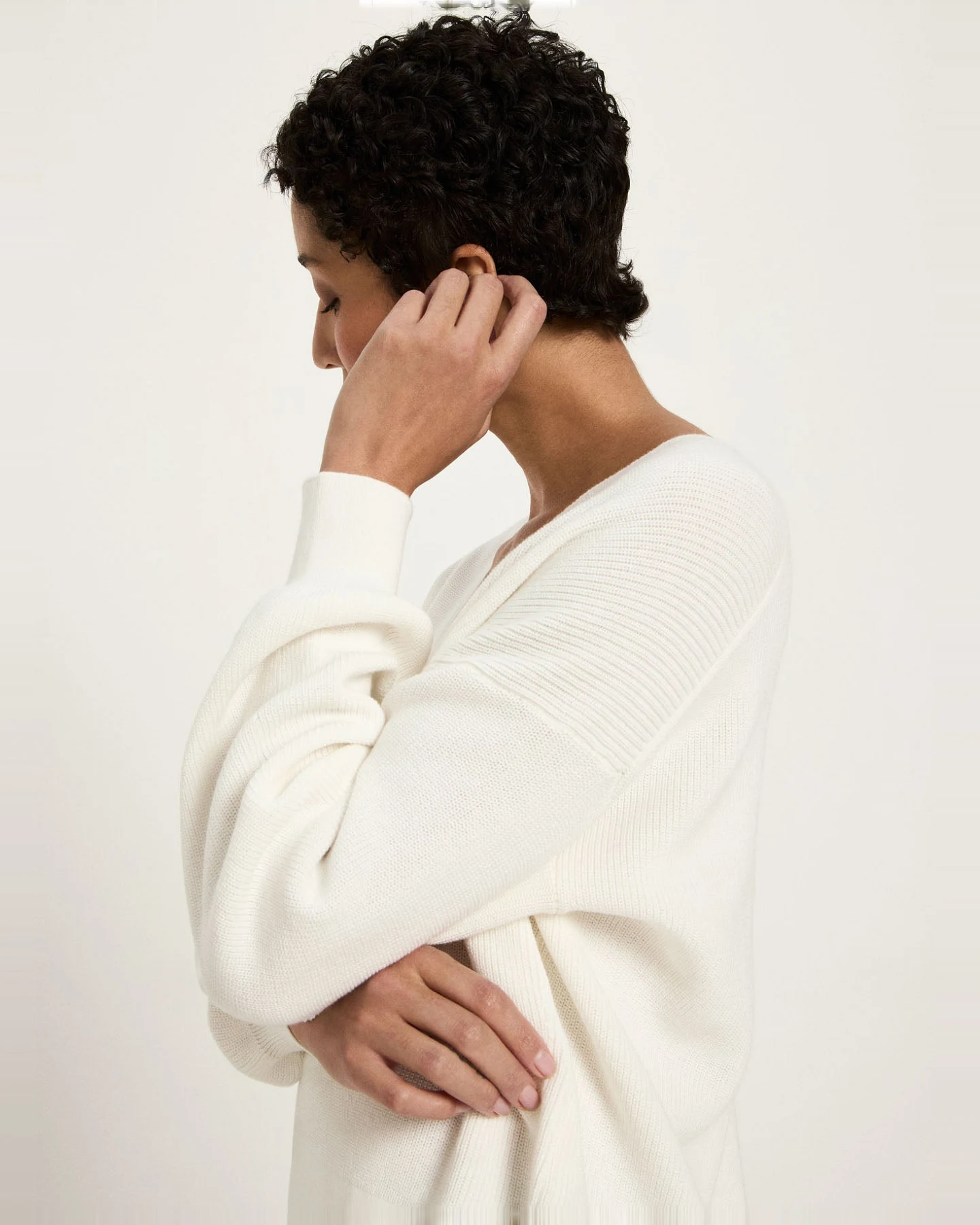 Pullover mit V-Ausschnitt (GOTS) – Ansicht 3