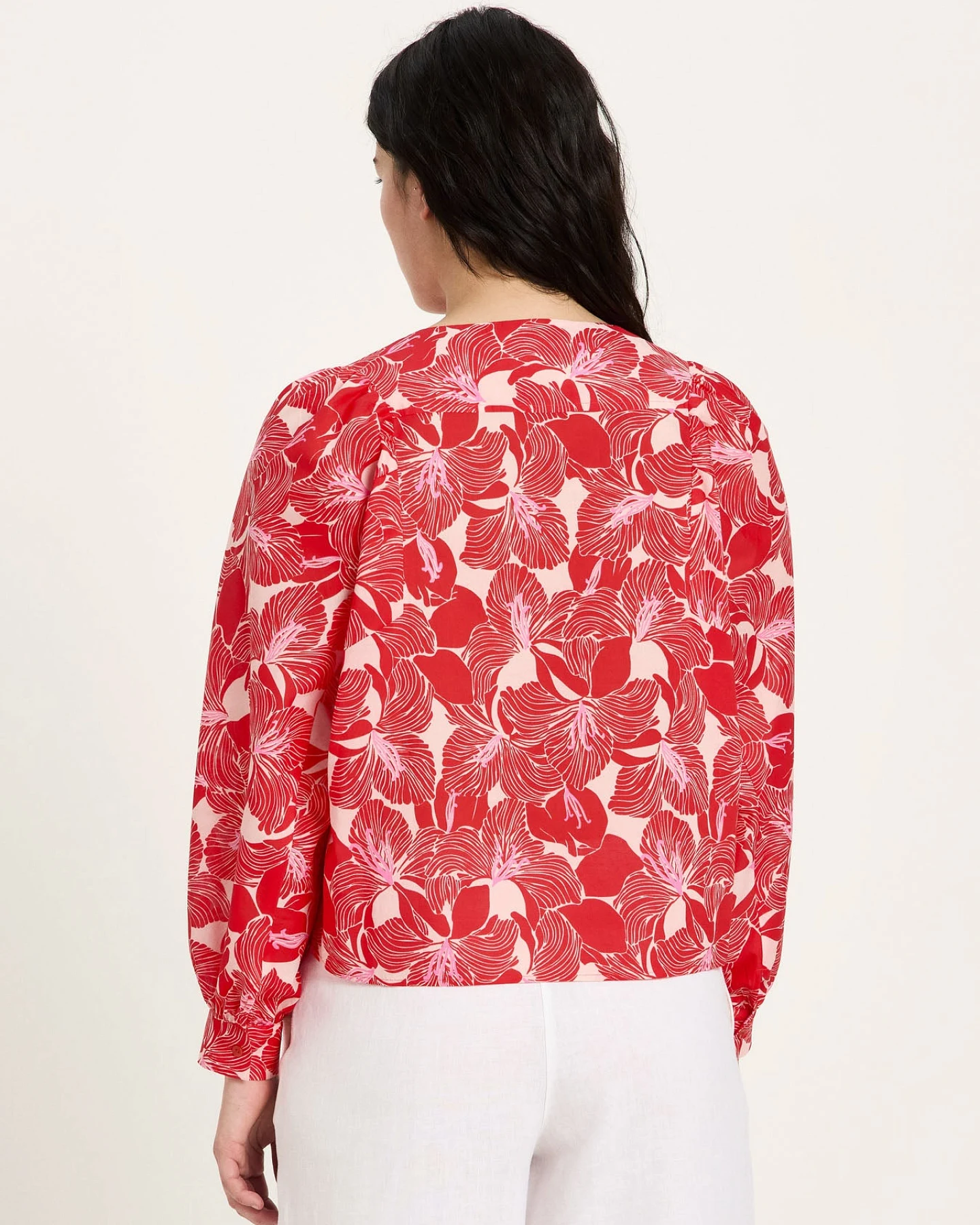 Bluse mit Kräuseln (GOTS) – Ansicht 5