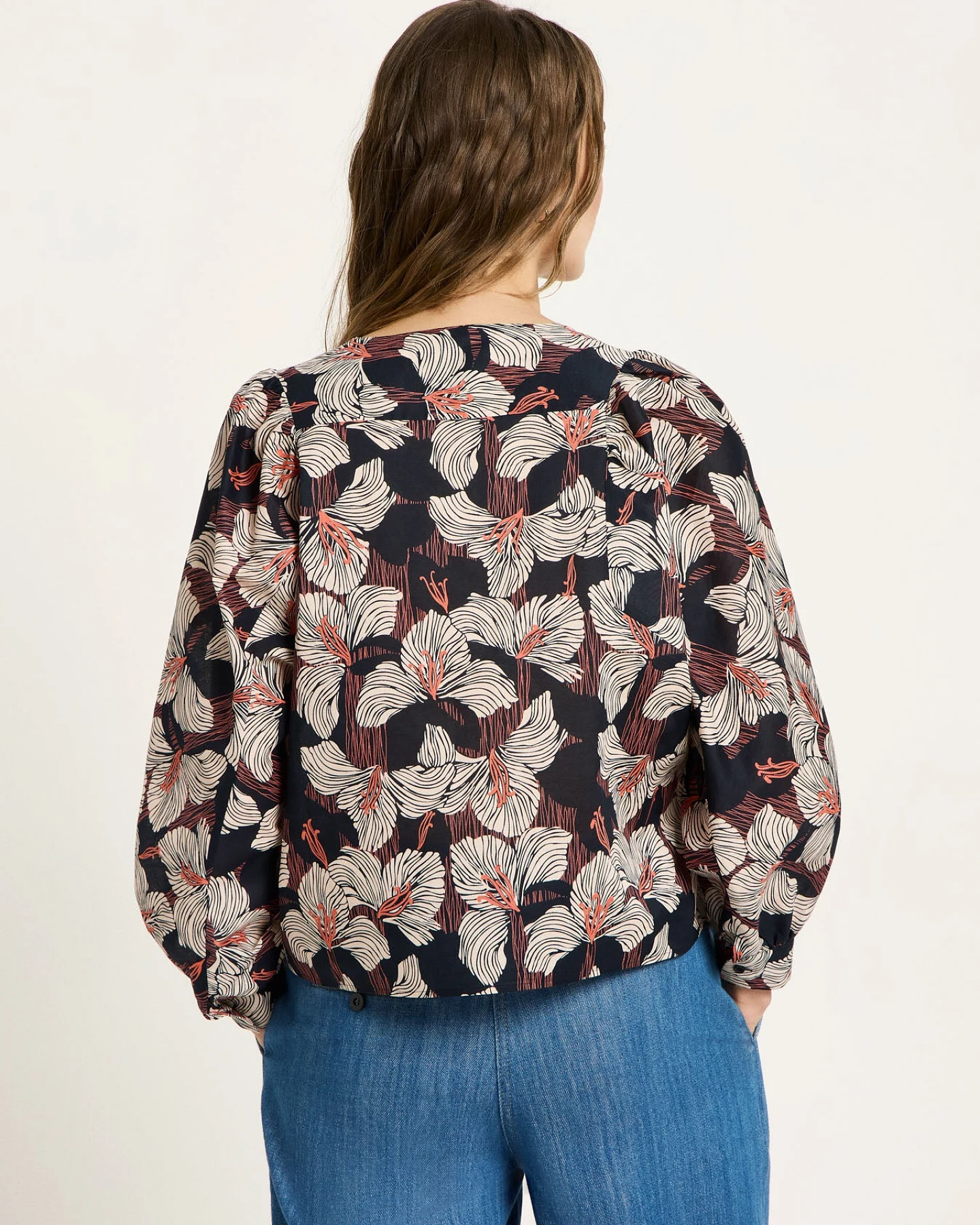 Bluse mit Kräuseln (GOTS) – Ansicht 5