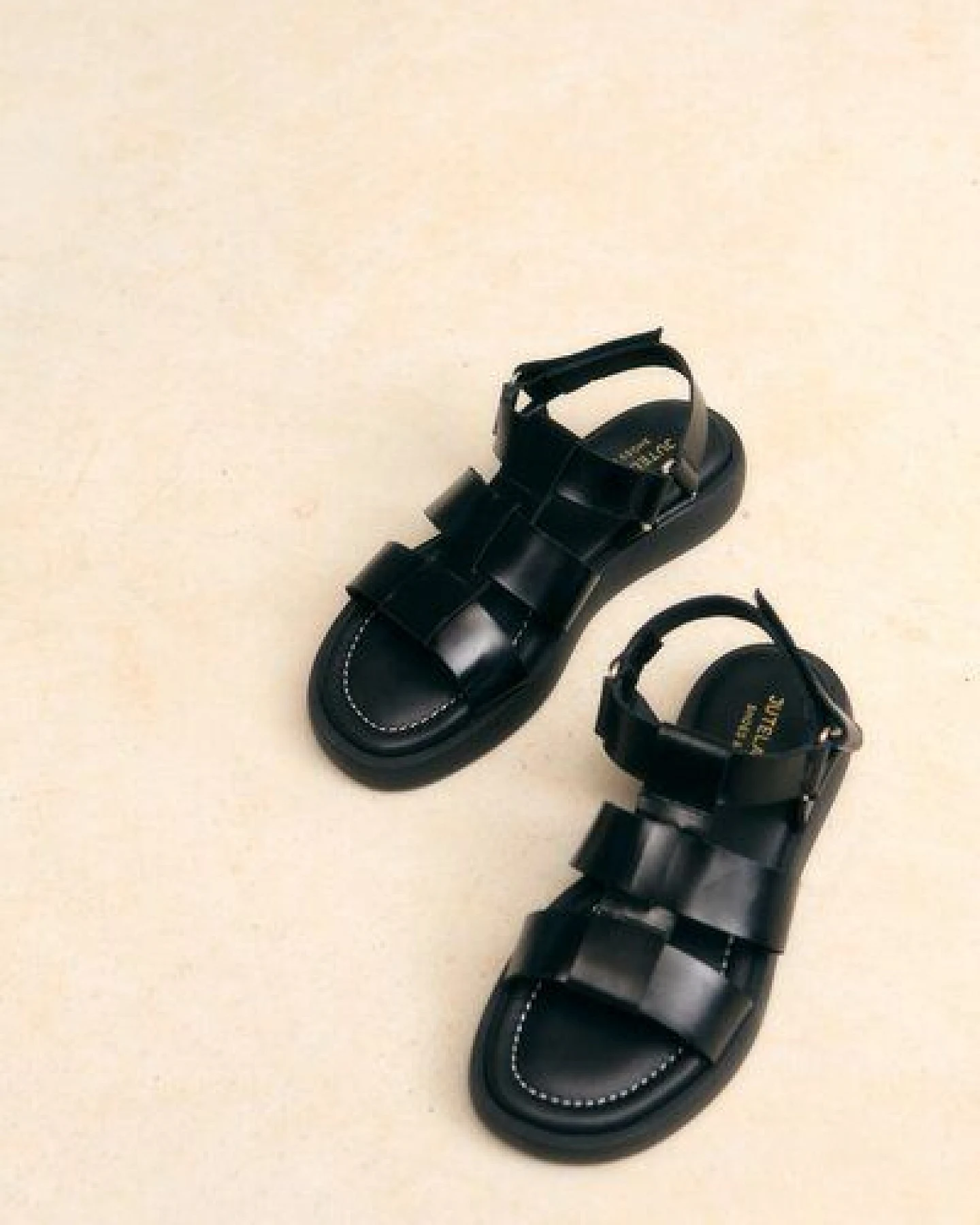 Jutelaune Selma Black Sandals – Ansicht 4