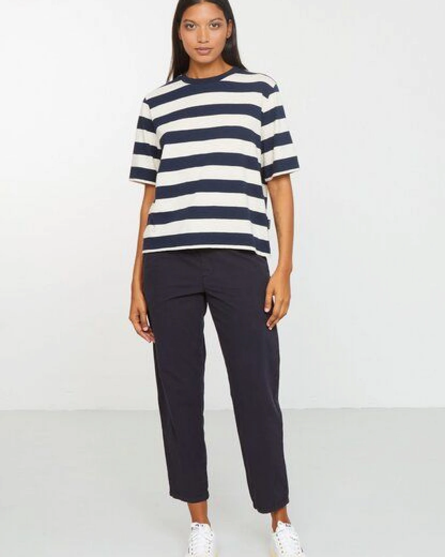 Damen T-Shirt aus Bio-Baumwolle - AZOLLA STRIPES - recolution – Ansicht 3