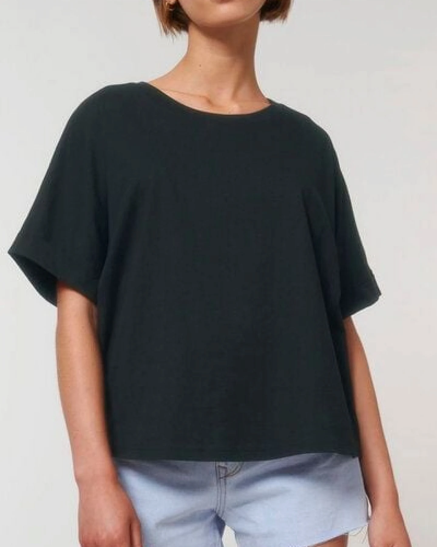 Kultgut Biofair & Vegan Oversize T-Shirt aus 100% feiner Biobaumwolle – Ansicht 2