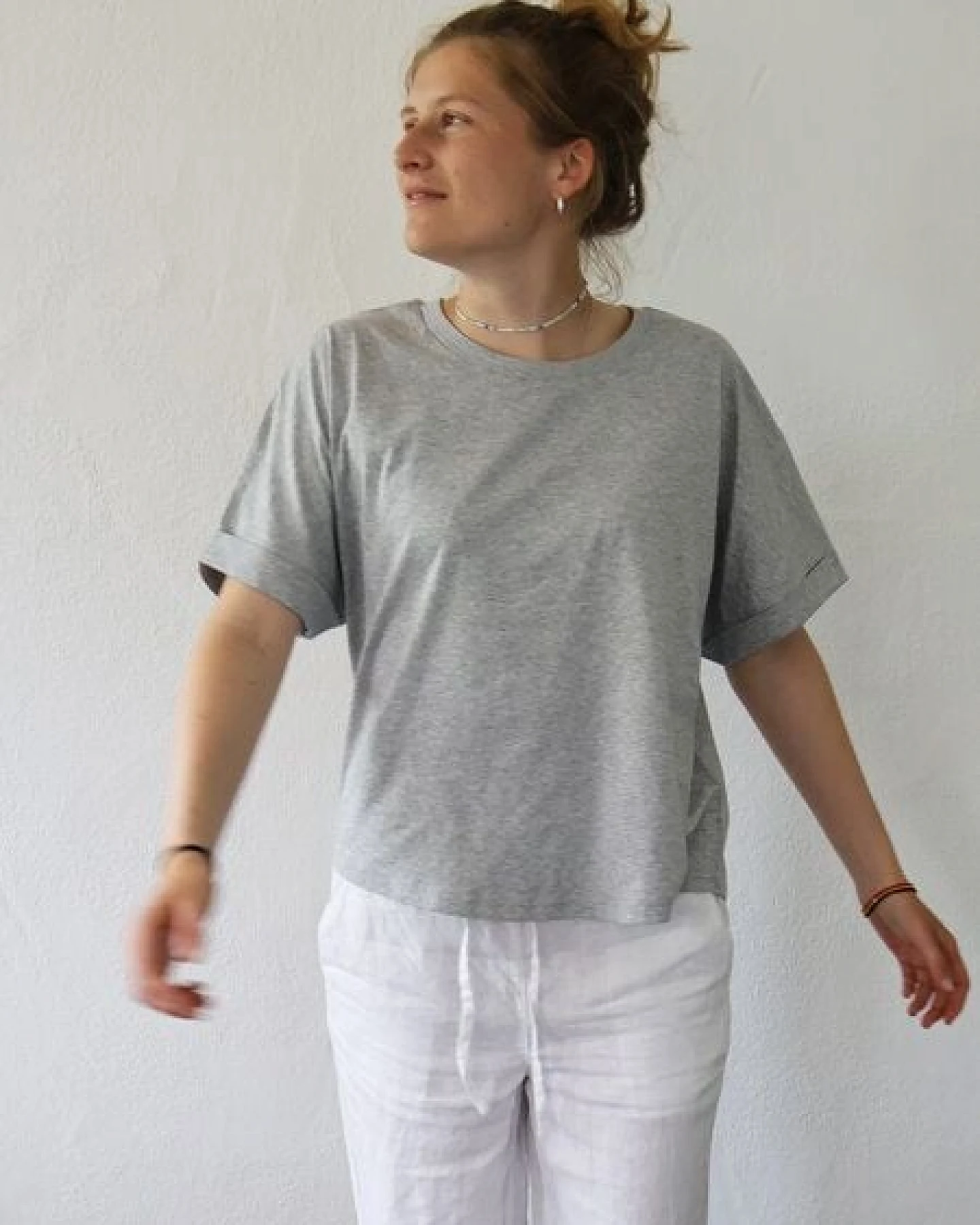 Kultgut Biofair & Vegan Oversize T-Shirt aus 100% feiner Biobaumwolle – Ansicht 2