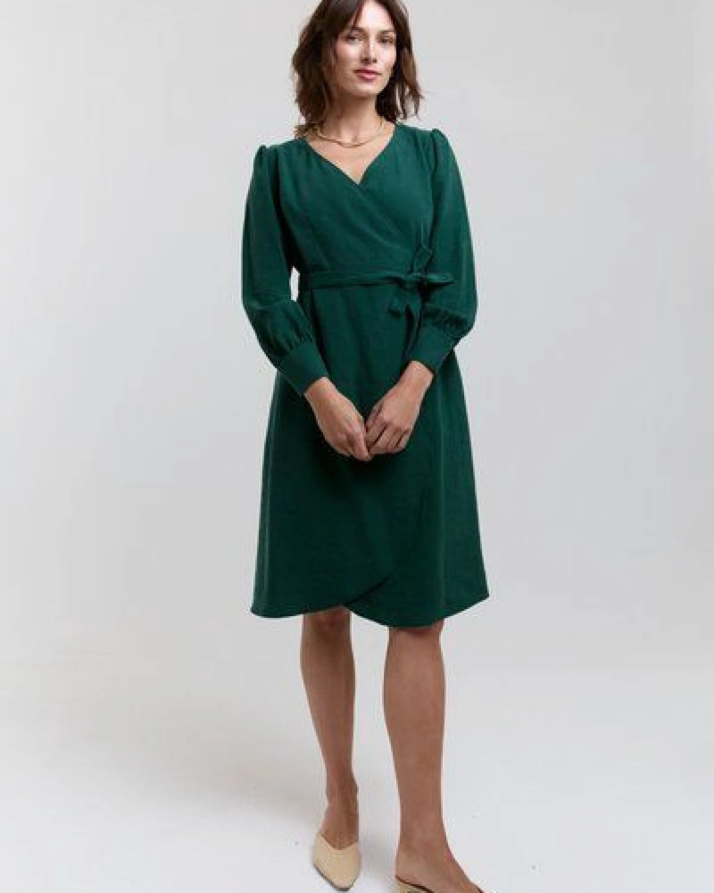 AYANI Sophie Wickelkleid aus TENCEL – Ansicht 2
