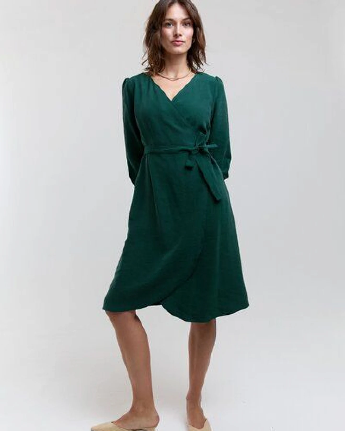 AYANI Sophie Wickelkleid aus TENCEL – Ansicht 3