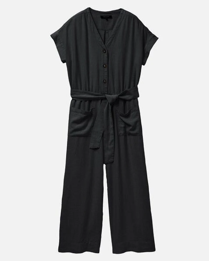 Damen Jumpsuit aus Leinen und LENZING ECOVERO Viskose Mix - DIANELLA - recolution