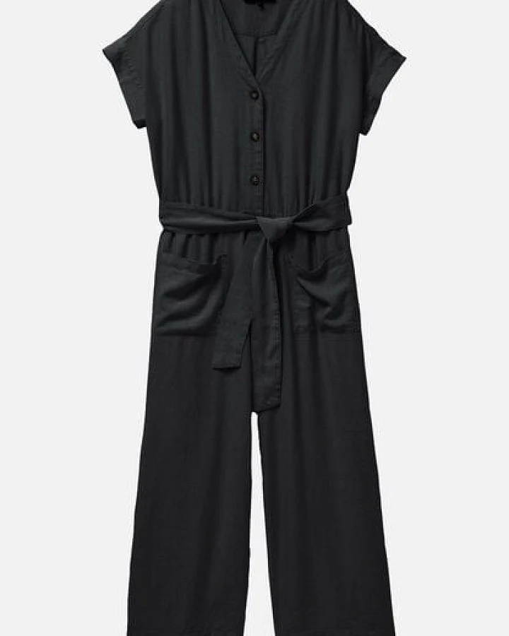 Damen Jumpsuit aus Leinen und LENZING ECOVERO Viskose Mix - DIANELLA - recolution